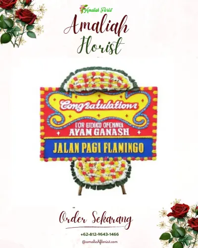 Bunga Papan Congratulation di Pangkalan Jati Baru